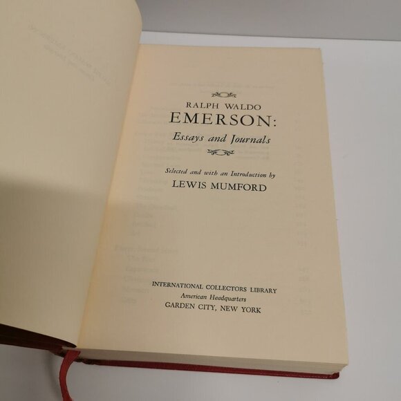 Ralph Waldo Emerson Essays and Journals Vintage International Collector Library - Picture 4 of 8